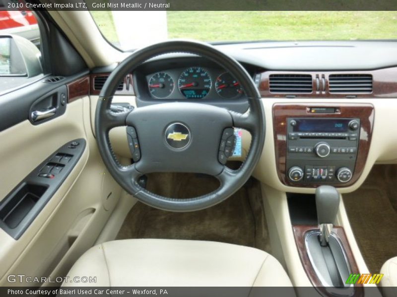 Gold Mist Metallic / Neutral 2010 Chevrolet Impala LTZ