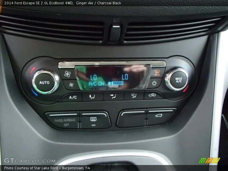Controls of 2014 Escape SE 2.0L EcoBoost 4WD