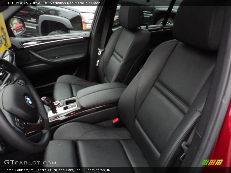 Vermilion Red Metallic / Black 2011 BMW X5 xDrive 50i