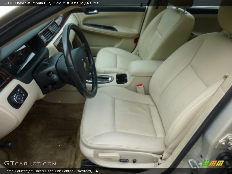 Gold Mist Metallic / Neutral 2010 Chevrolet Impala LTZ