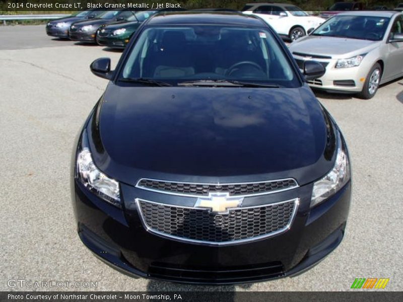 Black Granite Metallic / Jet Black 2014 Chevrolet Cruze LT