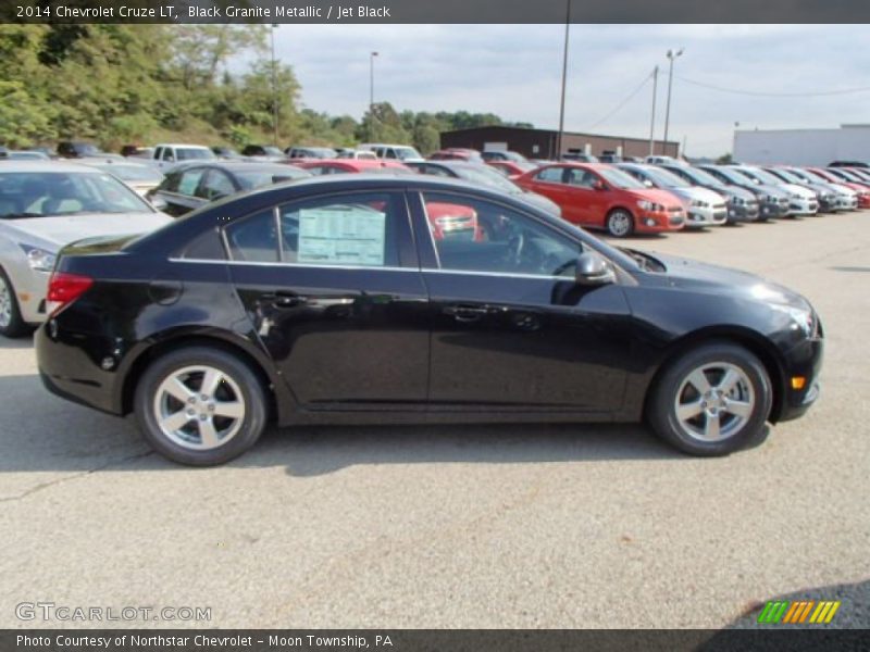 Black Granite Metallic / Jet Black 2014 Chevrolet Cruze LT