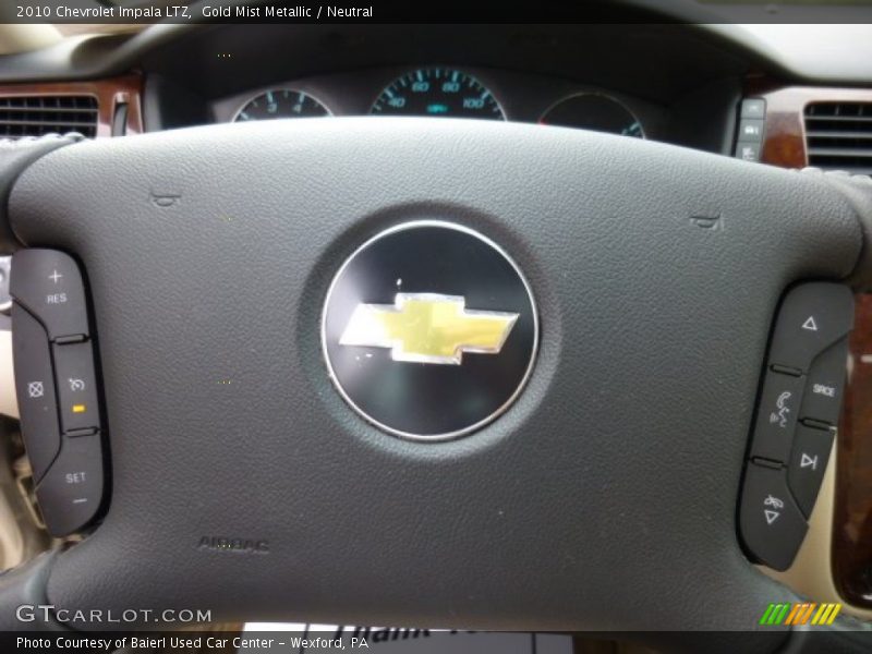 Gold Mist Metallic / Neutral 2010 Chevrolet Impala LTZ