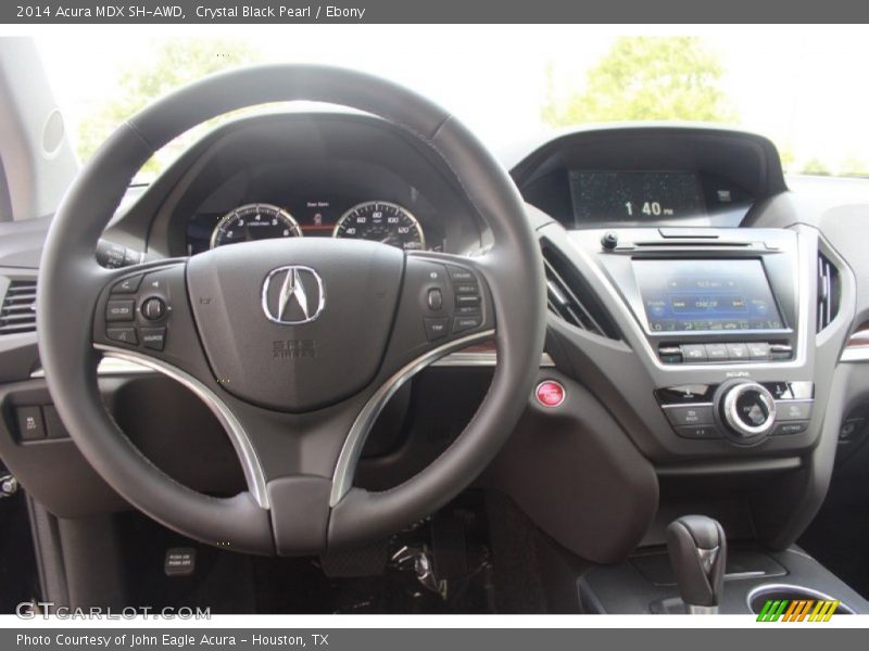 Crystal Black Pearl / Ebony 2014 Acura MDX SH-AWD