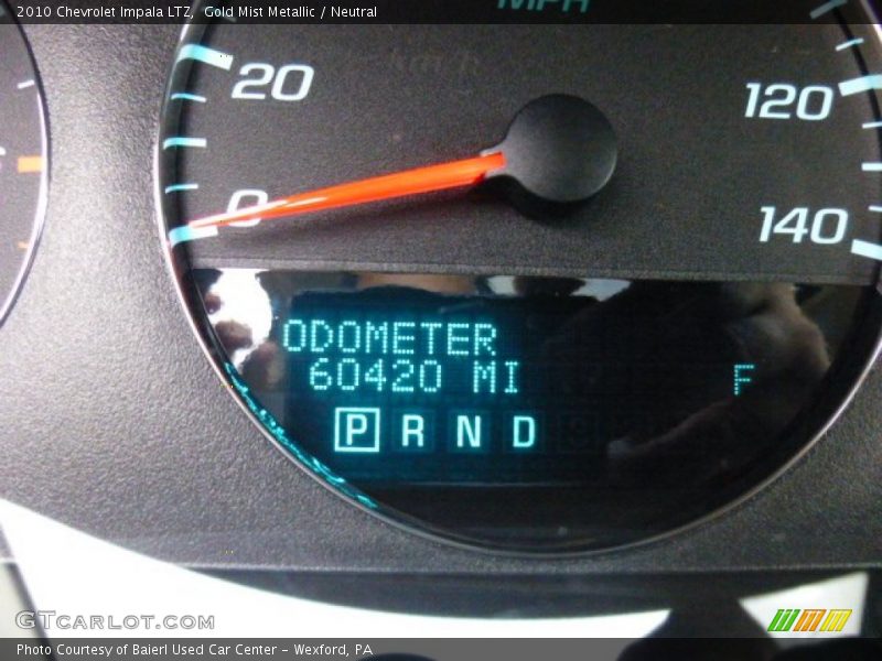 Gold Mist Metallic / Neutral 2010 Chevrolet Impala LTZ