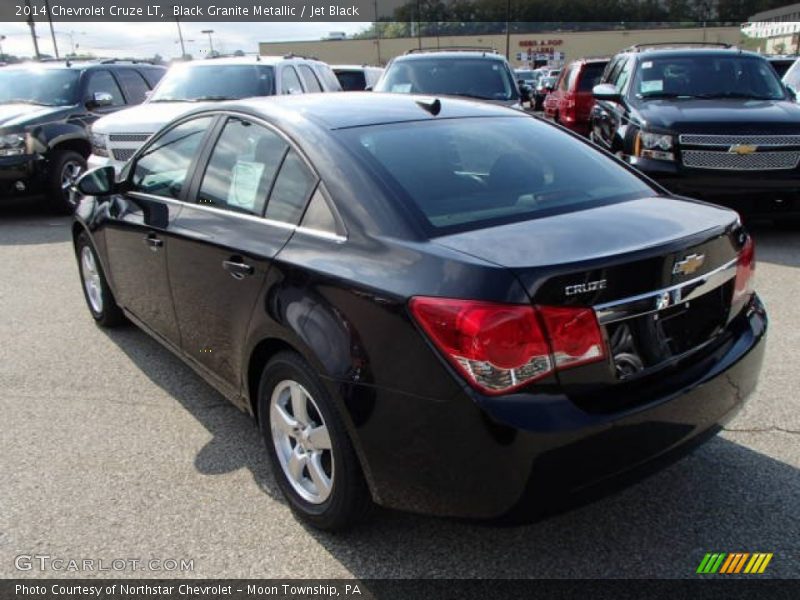 Black Granite Metallic / Jet Black 2014 Chevrolet Cruze LT
