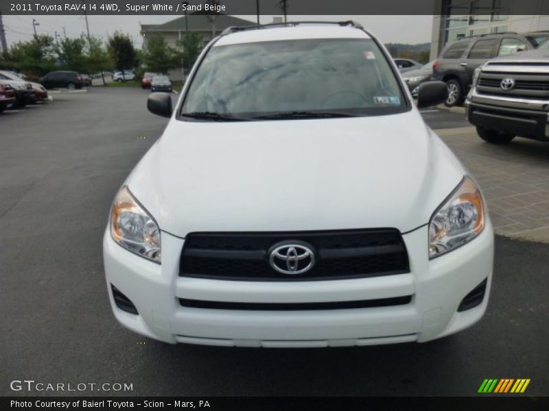 Super White / Sand Beige 2011 Toyota RAV4 I4 4WD