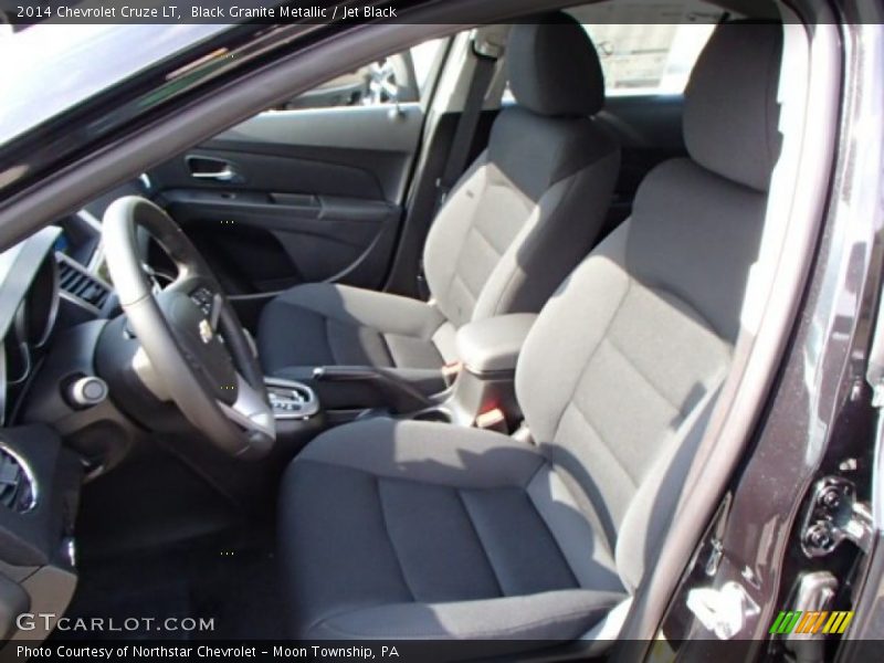 Black Granite Metallic / Jet Black 2014 Chevrolet Cruze LT