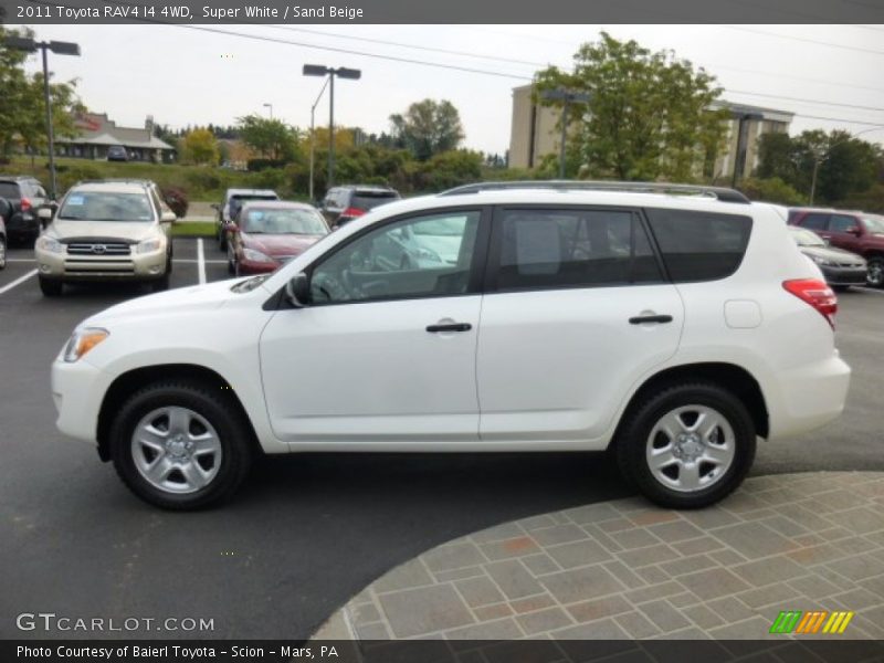 Super White / Sand Beige 2011 Toyota RAV4 I4 4WD