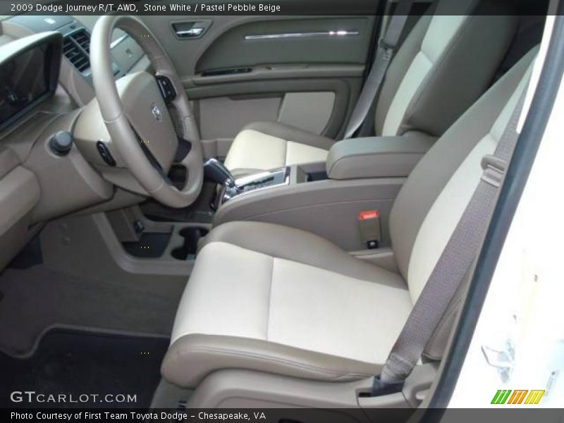 Stone White / Pastel Pebble Beige 2009 Dodge Journey R/T AWD