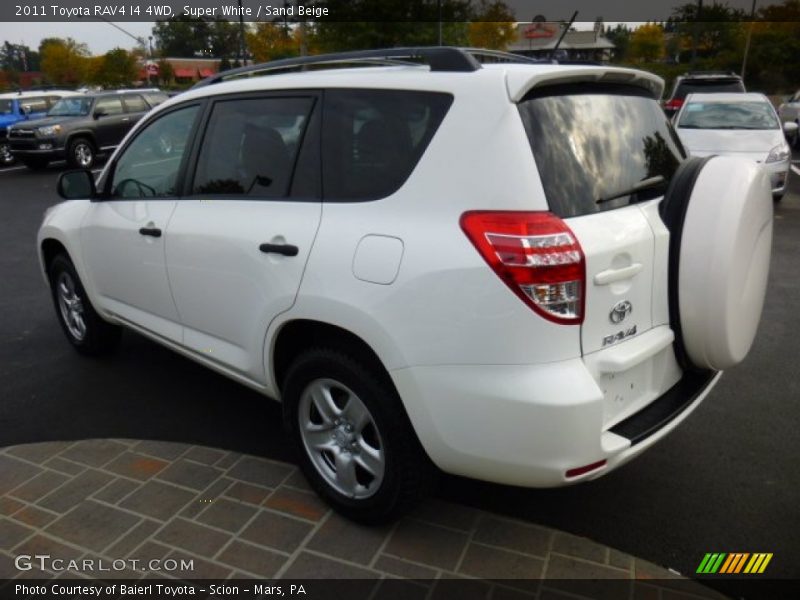 Super White / Sand Beige 2011 Toyota RAV4 I4 4WD