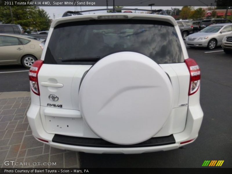 Super White / Sand Beige 2011 Toyota RAV4 I4 4WD