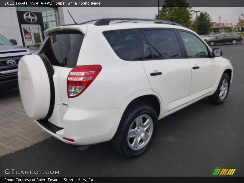 Super White / Sand Beige 2011 Toyota RAV4 I4 4WD