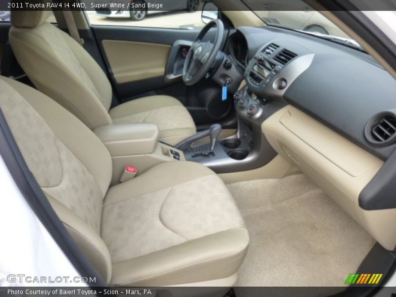 Super White / Sand Beige 2011 Toyota RAV4 I4 4WD