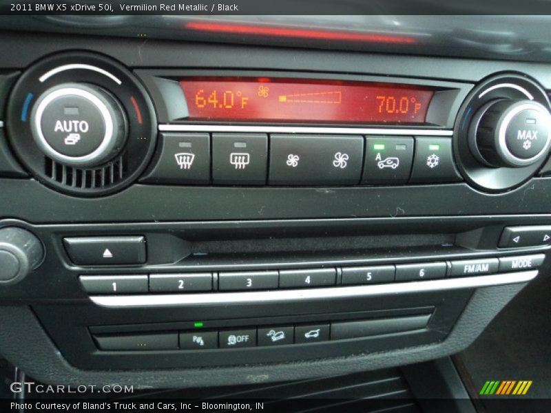 Vermilion Red Metallic / Black 2011 BMW X5 xDrive 50i