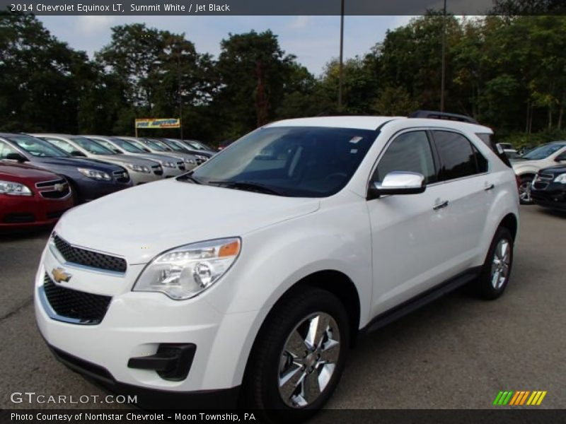 Summit White / Jet Black 2014 Chevrolet Equinox LT