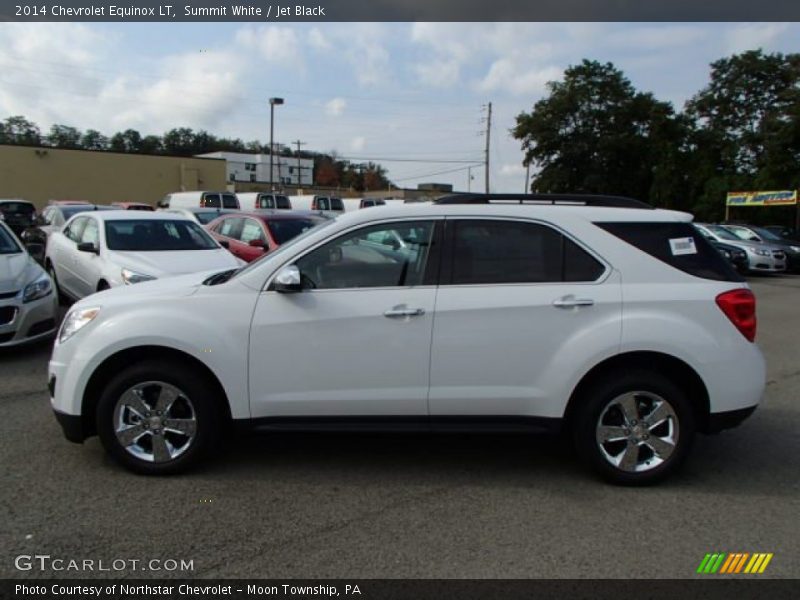 Summit White / Jet Black 2014 Chevrolet Equinox LT