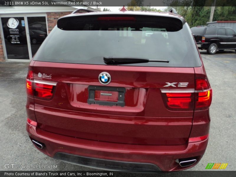 Vermilion Red Metallic / Black 2011 BMW X5 xDrive 50i