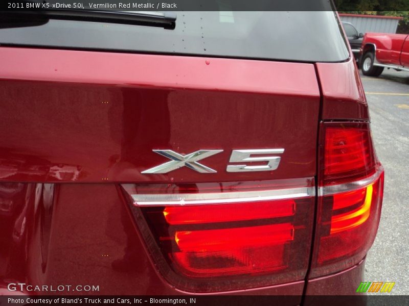 Vermilion Red Metallic / Black 2011 BMW X5 xDrive 50i