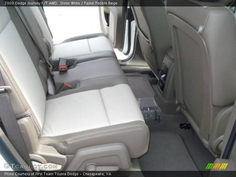 Stone White / Pastel Pebble Beige 2009 Dodge Journey R/T AWD