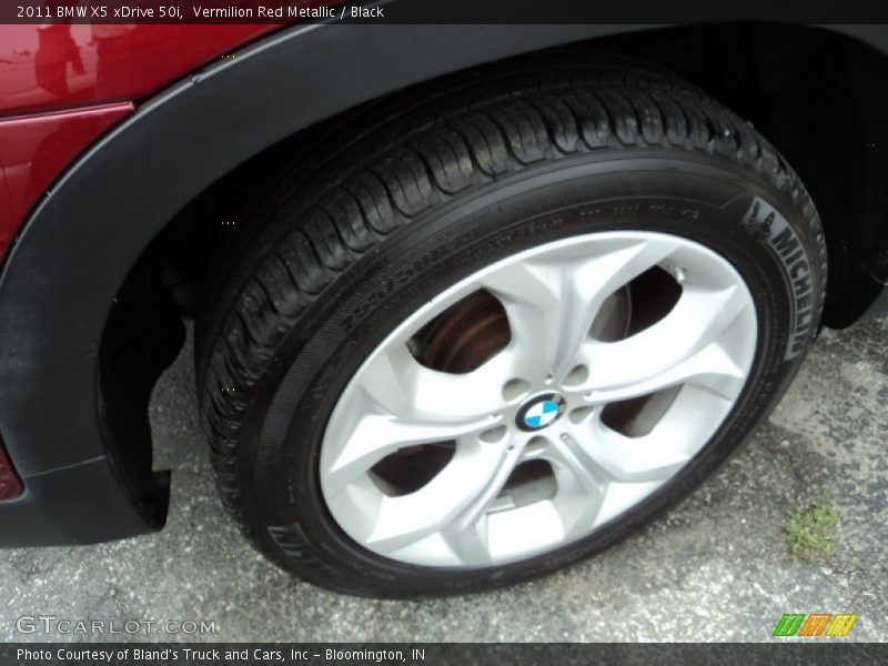 Vermilion Red Metallic / Black 2011 BMW X5 xDrive 50i