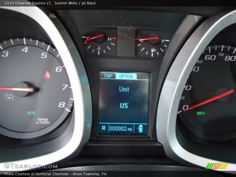 Summit White / Jet Black 2014 Chevrolet Equinox LT