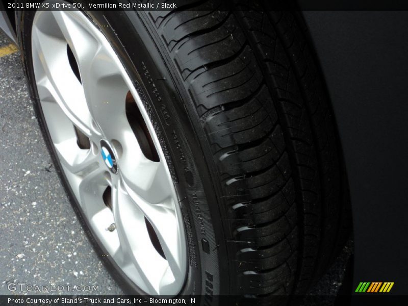 Vermilion Red Metallic / Black 2011 BMW X5 xDrive 50i