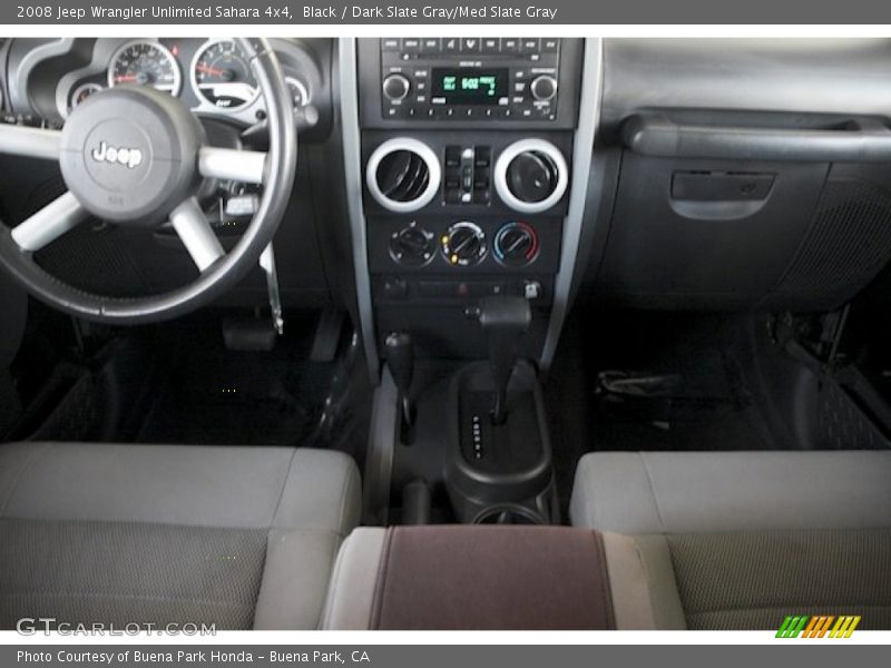 Black / Dark Slate Gray/Med Slate Gray 2008 Jeep Wrangler Unlimited Sahara 4x4