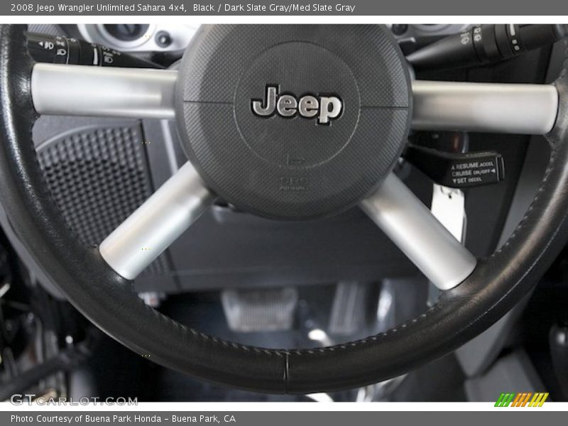 Black / Dark Slate Gray/Med Slate Gray 2008 Jeep Wrangler Unlimited Sahara 4x4