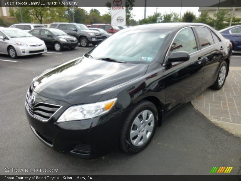 Black / Ash Gray 2010 Toyota Camry LE