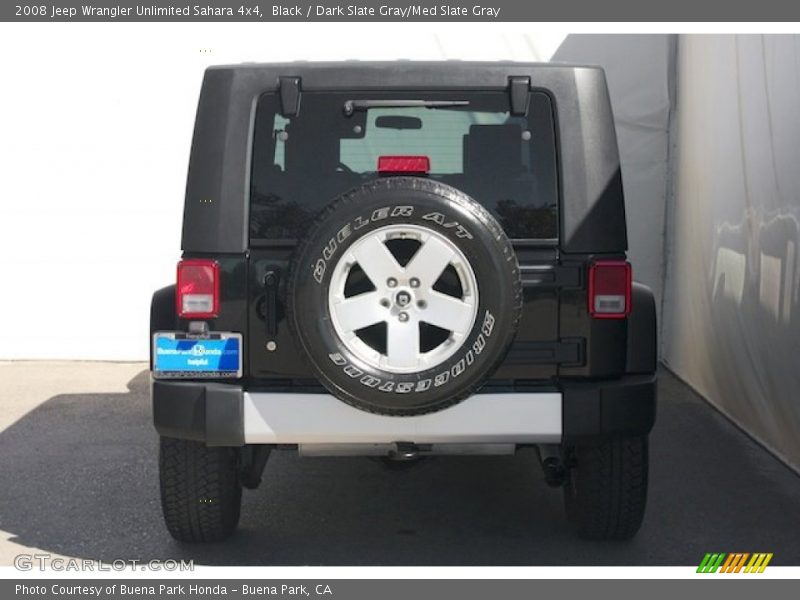 Black / Dark Slate Gray/Med Slate Gray 2008 Jeep Wrangler Unlimited Sahara 4x4