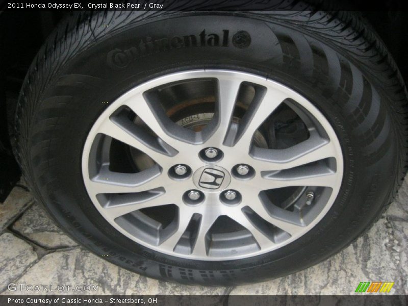 Crystal Black Pearl / Gray 2011 Honda Odyssey EX