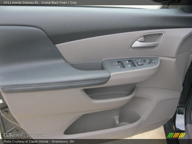 Crystal Black Pearl / Gray 2011 Honda Odyssey EX