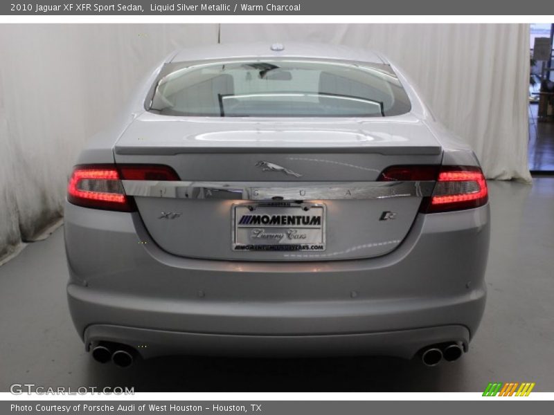 Liquid Silver Metallic / Warm Charcoal 2010 Jaguar XF XFR Sport Sedan