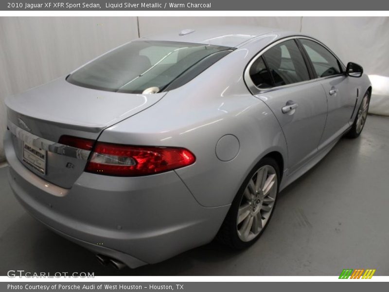 Liquid Silver Metallic / Warm Charcoal 2010 Jaguar XF XFR Sport Sedan