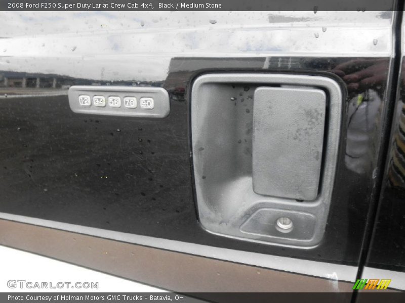 Black / Medium Stone 2008 Ford F250 Super Duty Lariat Crew Cab 4x4