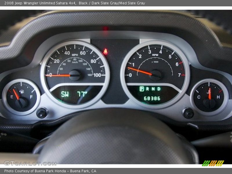 Black / Dark Slate Gray/Med Slate Gray 2008 Jeep Wrangler Unlimited Sahara 4x4