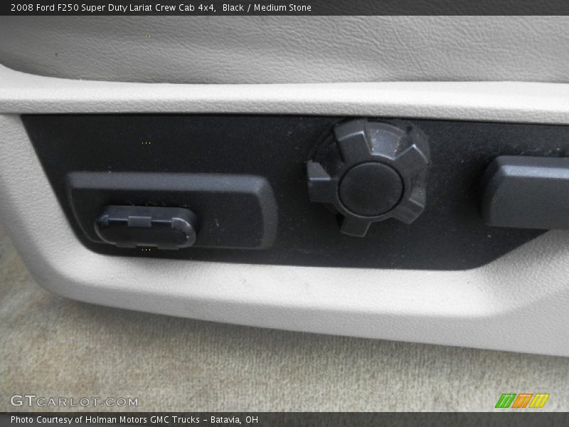 Black / Medium Stone 2008 Ford F250 Super Duty Lariat Crew Cab 4x4