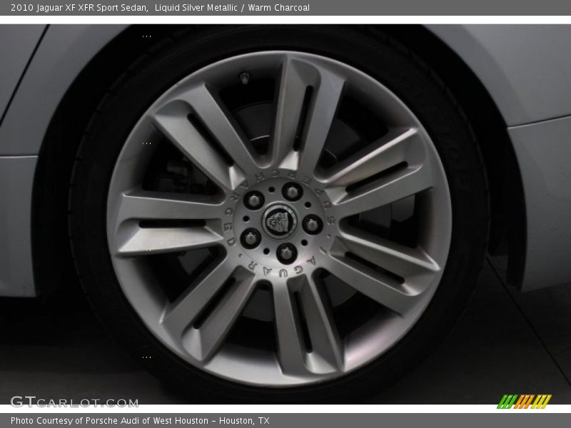 Liquid Silver Metallic / Warm Charcoal 2010 Jaguar XF XFR Sport Sedan
