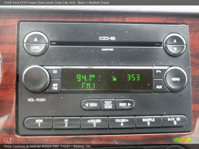 Black / Medium Stone 2008 Ford F250 Super Duty Lariat Crew Cab 4x4