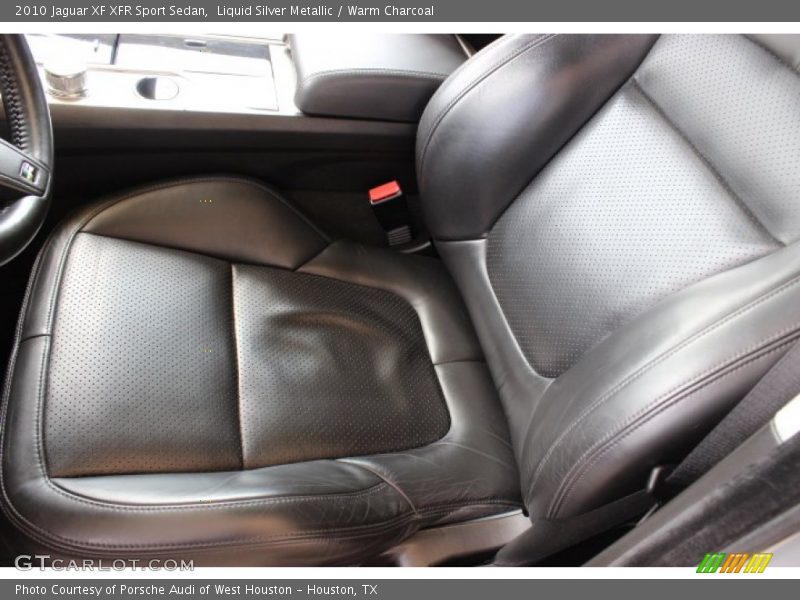 Liquid Silver Metallic / Warm Charcoal 2010 Jaguar XF XFR Sport Sedan