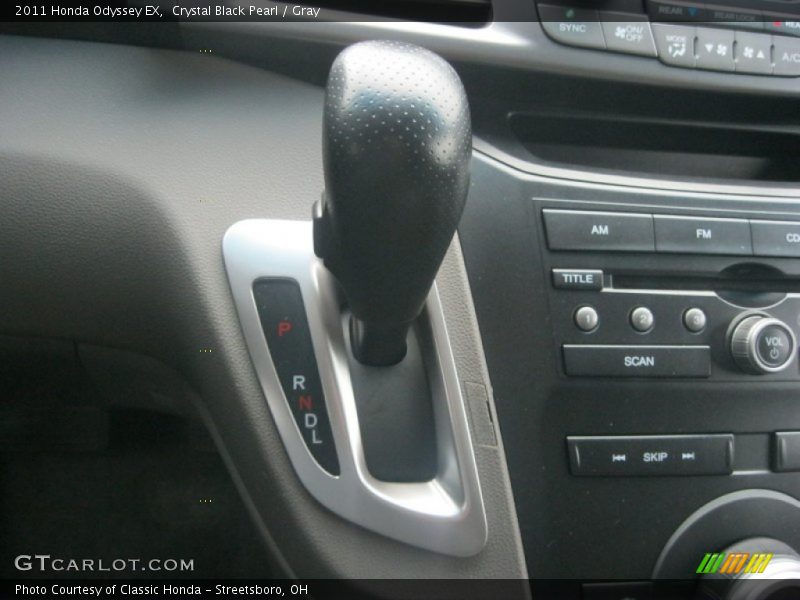 Crystal Black Pearl / Gray 2011 Honda Odyssey EX