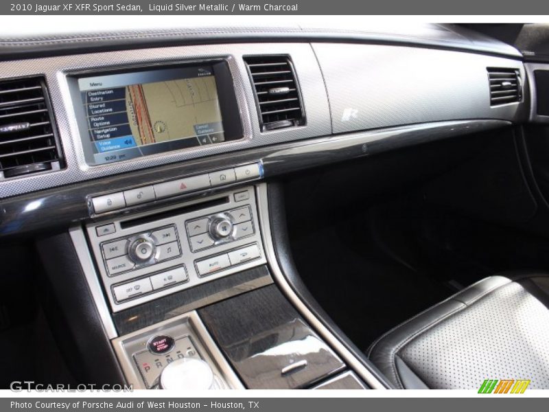 Liquid Silver Metallic / Warm Charcoal 2010 Jaguar XF XFR Sport Sedan