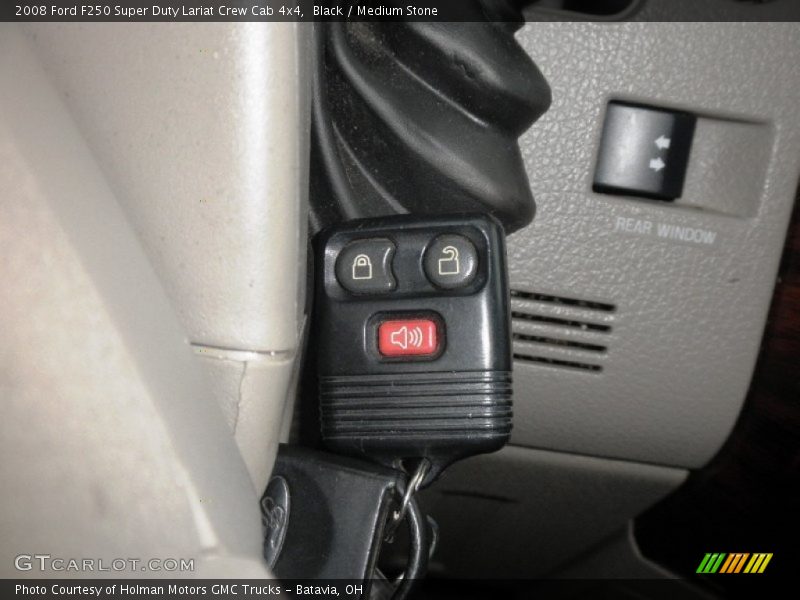Black / Medium Stone 2008 Ford F250 Super Duty Lariat Crew Cab 4x4