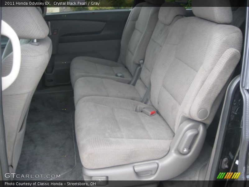 Crystal Black Pearl / Gray 2011 Honda Odyssey EX