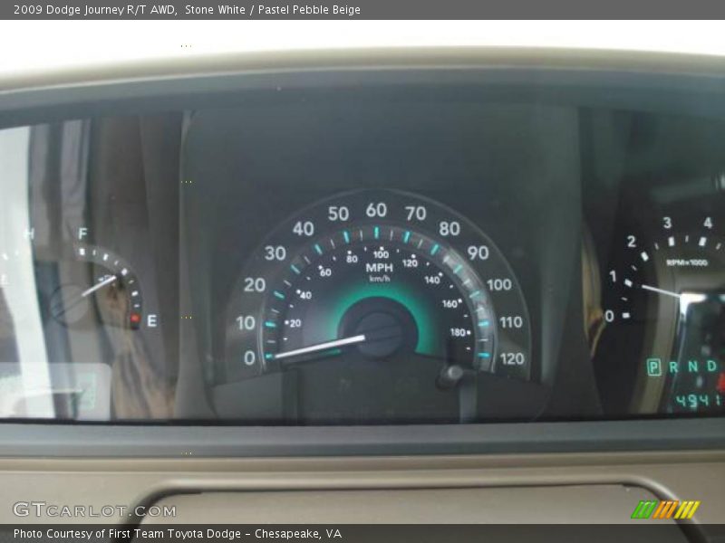 Stone White / Pastel Pebble Beige 2009 Dodge Journey R/T AWD