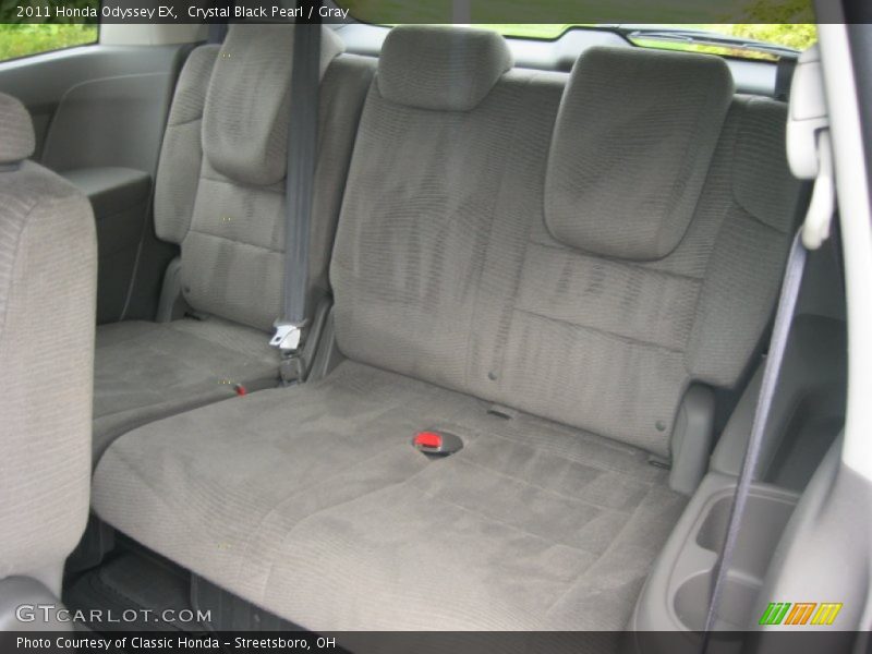 Crystal Black Pearl / Gray 2011 Honda Odyssey EX