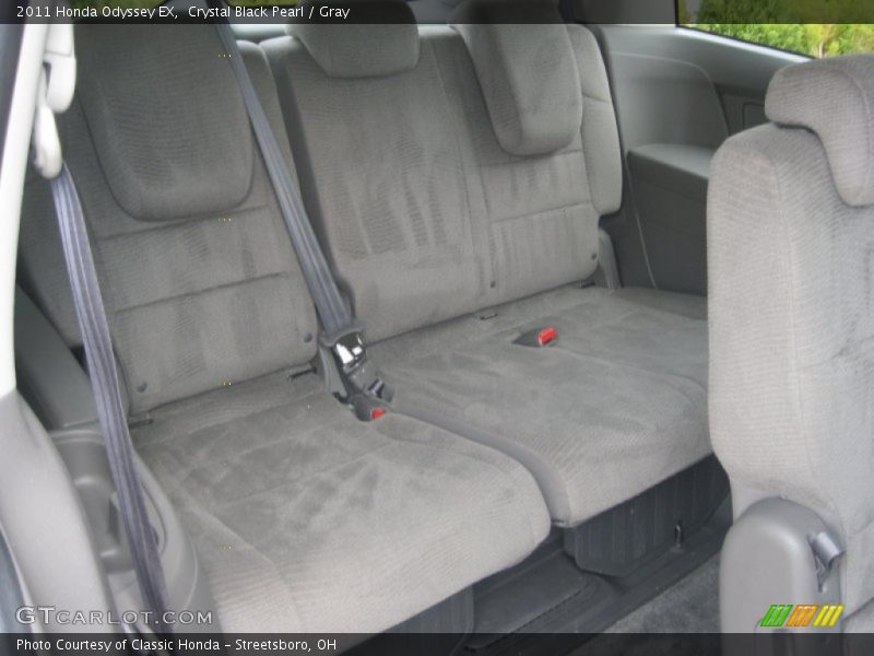 Crystal Black Pearl / Gray 2011 Honda Odyssey EX