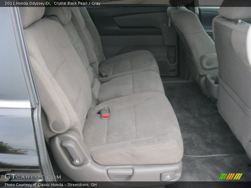 Crystal Black Pearl / Gray 2011 Honda Odyssey EX