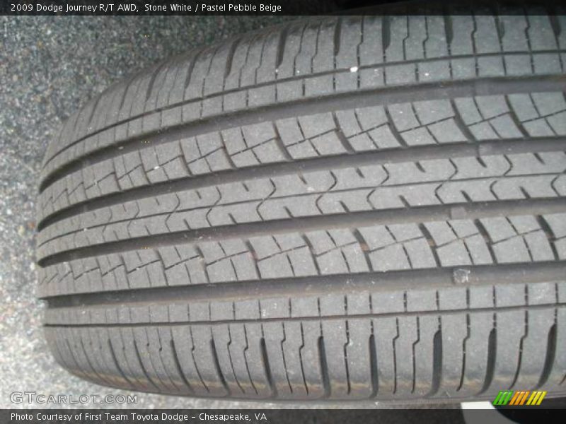 Stone White / Pastel Pebble Beige 2009 Dodge Journey R/T AWD